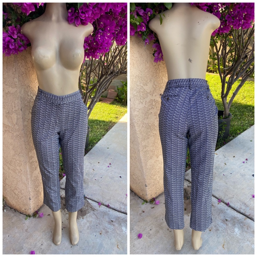 Rafaela Printed Cropped Pants Size 14